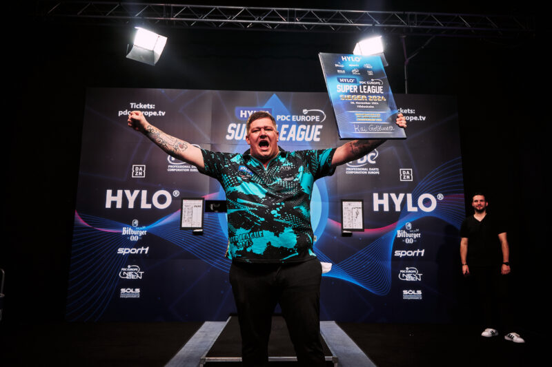 Kai Gotthardt gewinnt die HYLYO PDC Europe Super League und sichert sich damit sein Ticket in den Ally Pally.