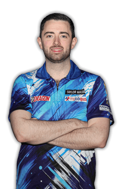 Spielerporträt von Luke Humphries, professioneller Dartspieler aus England